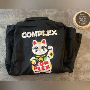 NIGO x Complex Con 2022 Black Jacket with Lucky Cat Design